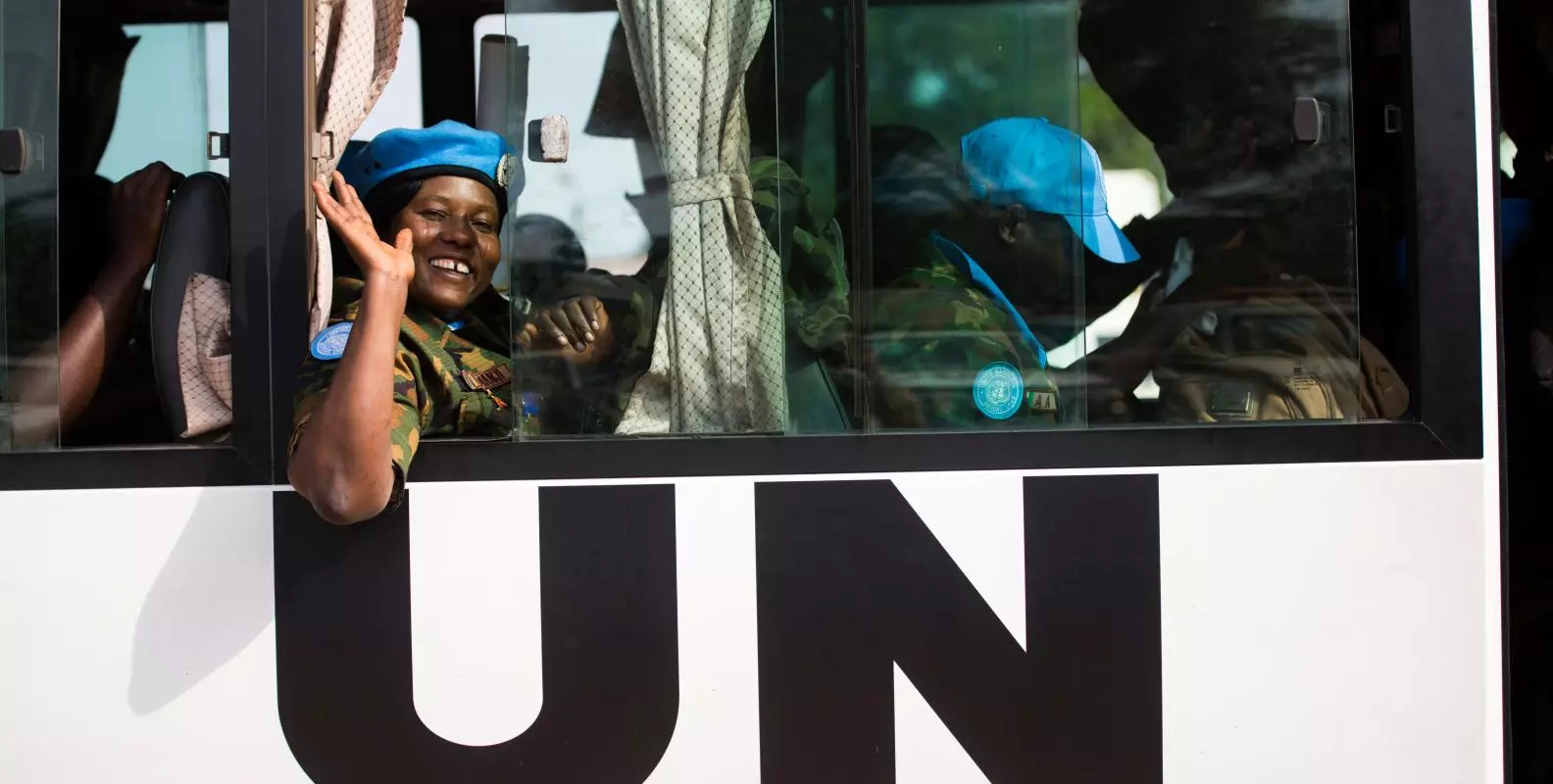 UNMIL peacekeeping troops withdraw from Liberia. UN photo/Albert Gonzalez Farran.